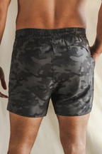 The Darkside | Black and Grey Camo Ball Hammock® 5 Inch Athletic Shorts - Shinesty