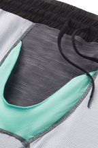The Darkside | Black and Grey Camo Ball Hammock® 9 Inch Athletic Shorts - Shinesty