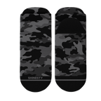 The Darkside | Black Camouflage Heel Hammock™ Ankle Socks - Shinesty
