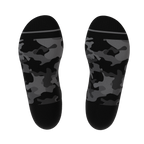 The Darkside | Black Camouflage Heel Hammock™ Ankle Socks - Shinesty