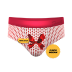 The Date Night | Valentine's Day Bow Ball Hammock® Pouch Underwear Briefs - Shinesty
