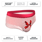 The Date Night | Valentine's Day Bow Ball Hammock® Pouch Underwear Briefs - Shinesty