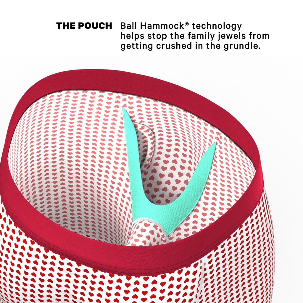 The Date Night | Valentine's Day Bow Ball Hammock® Boxer - Long Leg - Shinesty