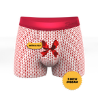 The Date Night | Valentine's Day Bow Ball Hammock® Pouch Trunks Underwear - Shinesty