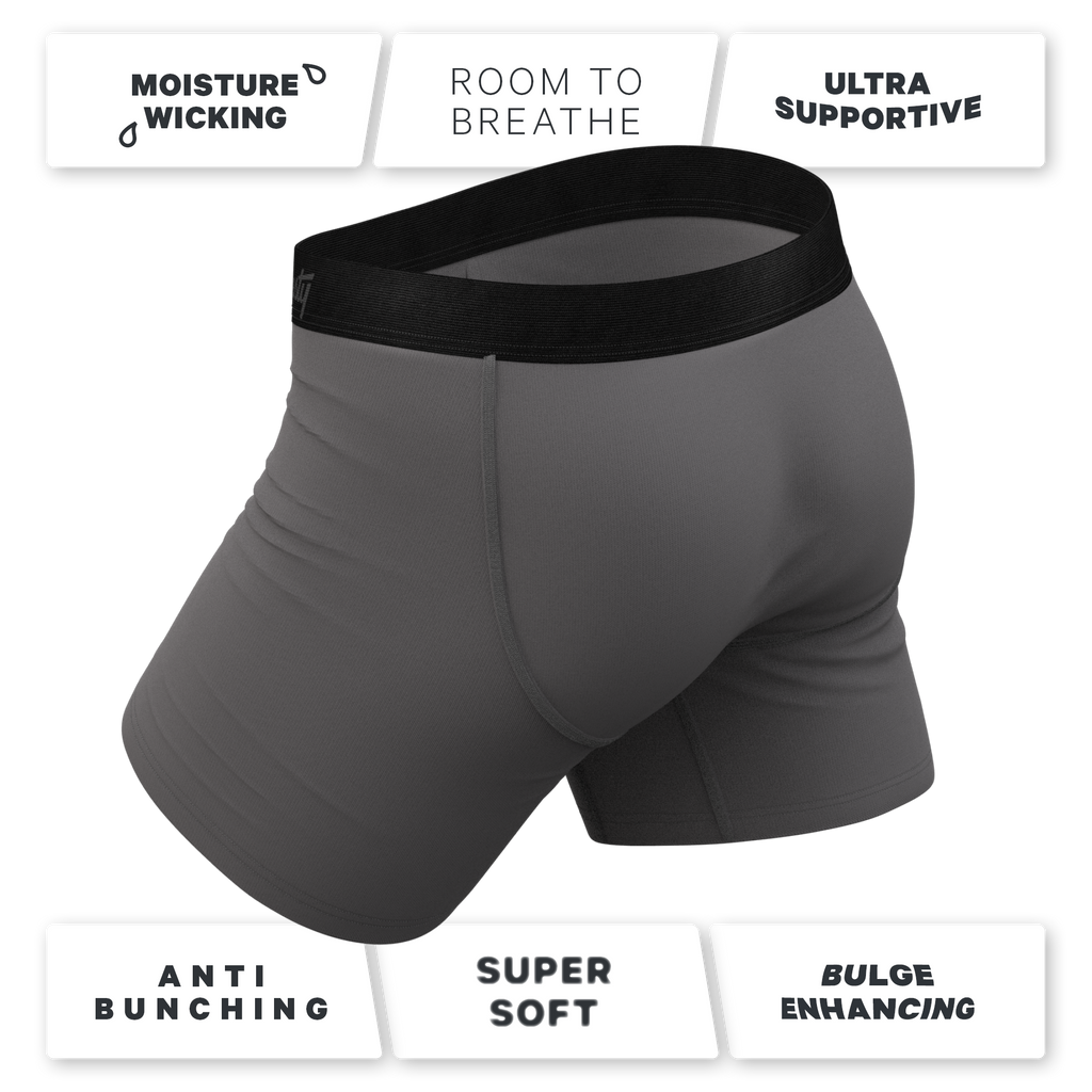 The David's Goliath | Marble Statue Ball Hammock® Pouch Underwear With Fly - Shinesty