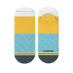 The Daybreak | Mustard and Blue Heel Hammock™ Ankle Socks - Shinesty