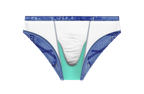 The Daytona Dong Sarong | Denim Print Swim Brief - Shinesty