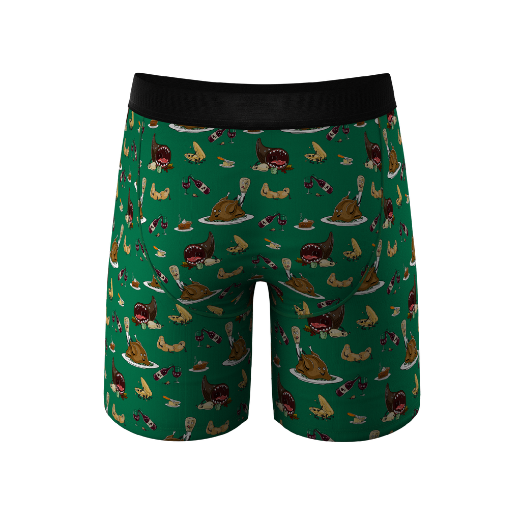 The Debauch Banquet | Thanksgiving Ball Hammock® Boxer - Long Leg - Shinesty