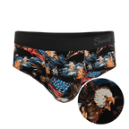 The Declaration | Americana Eagles Ball Hammock® Pouch Underwear Briefs - Shinesty