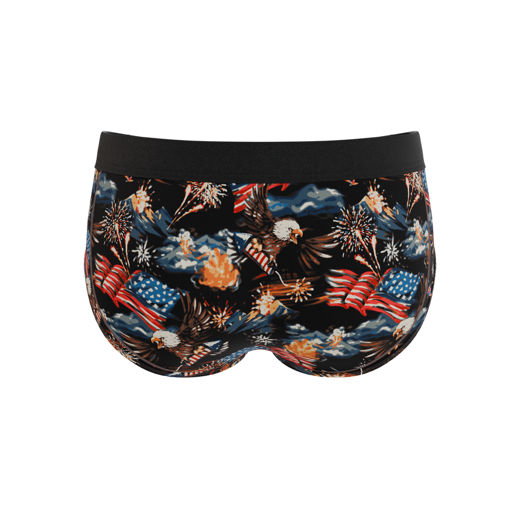 The Declaration | Americana Eagles Ball Hammock® Pouch Underwear Briefs - Shinesty