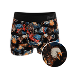 The Declaration | Americana Eagles Ball Hammock® Pouch Trunks Underwear - Shinesty