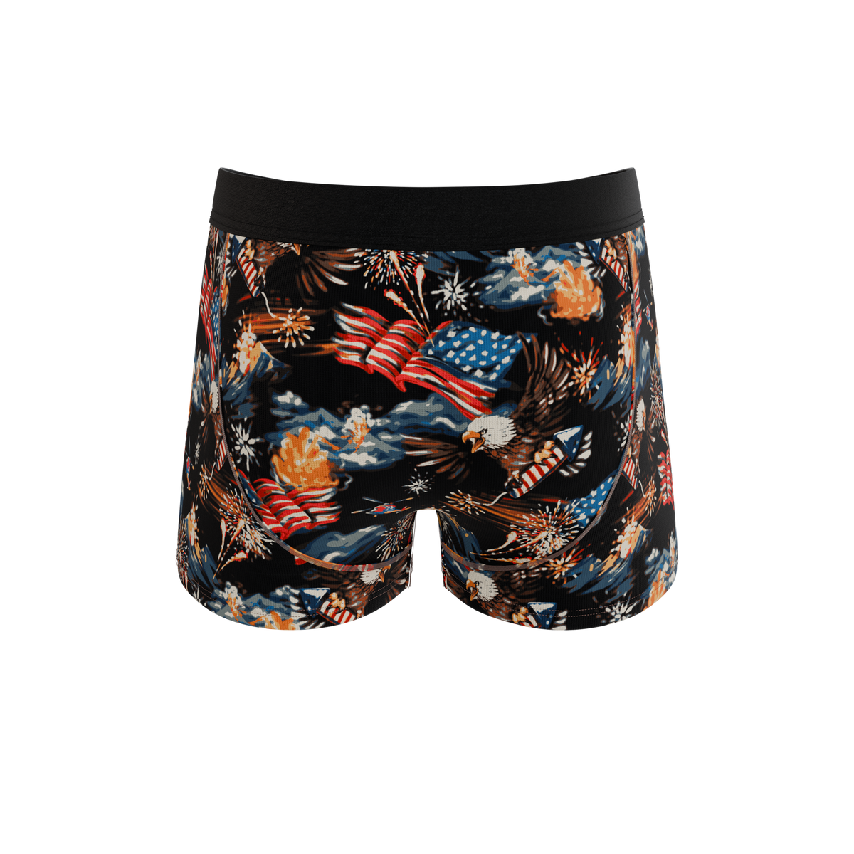 The Declaration | Americana Eagles Ball Hammock® Pouch Trunks Underwear - Shinesty