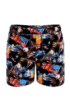 The Declaration | Americana Eagles Ball Hammock® Pouch 8" Swim Trunks - Shinesty