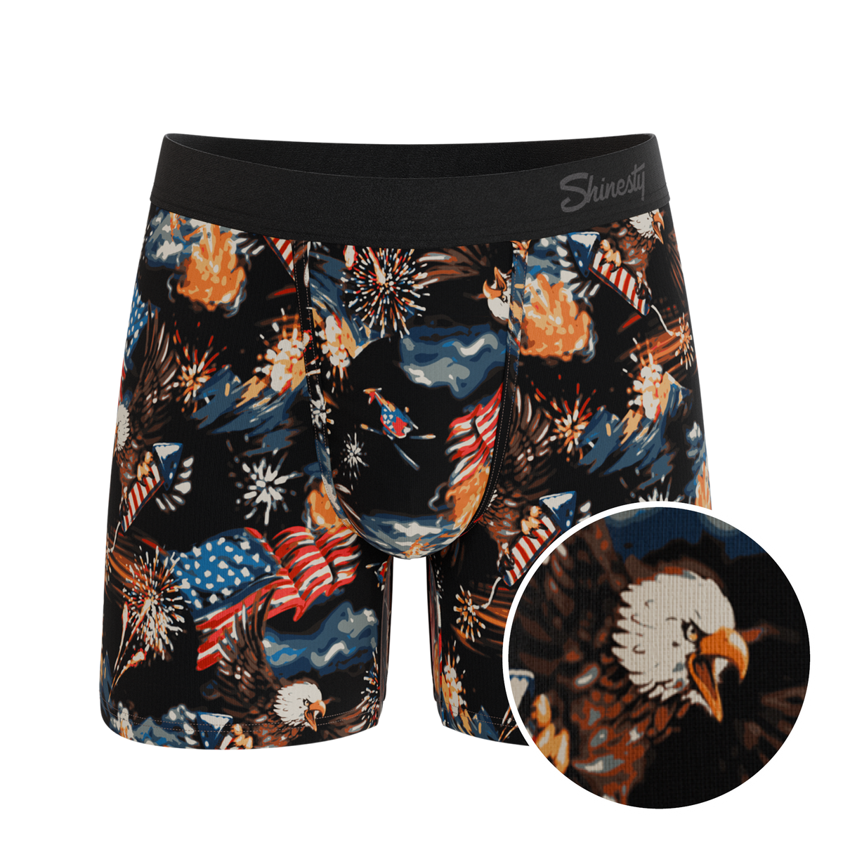 The Declaration | Americana Eagles Ball Hammock® Pouch Underwear - Shinesty