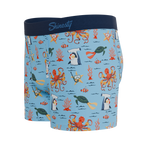 The Deep End | Sea Creatures Youth Boxer Briefs - Shinesty