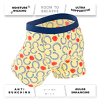 The Derby Delight | Horseshoe Ball Hammock® Pouch Underwear With Fly - Shinesty