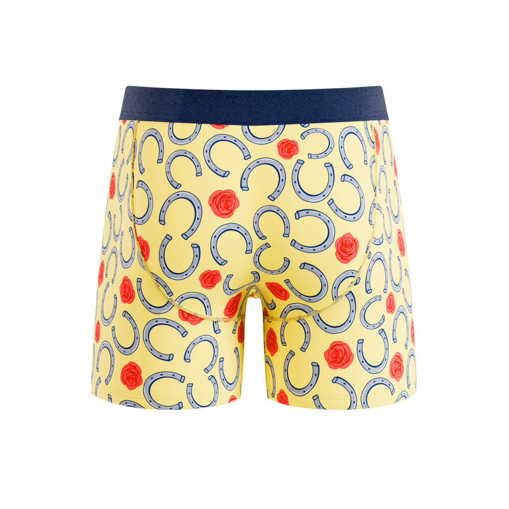 The Derby Delight | Horseshoe Ball Hammock® Pouch Underwear With Fly - Shinesty