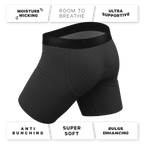 The Diamond Dog | Micro Diamonds Ball Hammock® Boxer - Long Leg - Shinesty