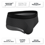The Diamond Dog | Micro Diamonds Ball Hammock® Pouch Underwear Briefs - Shinesty