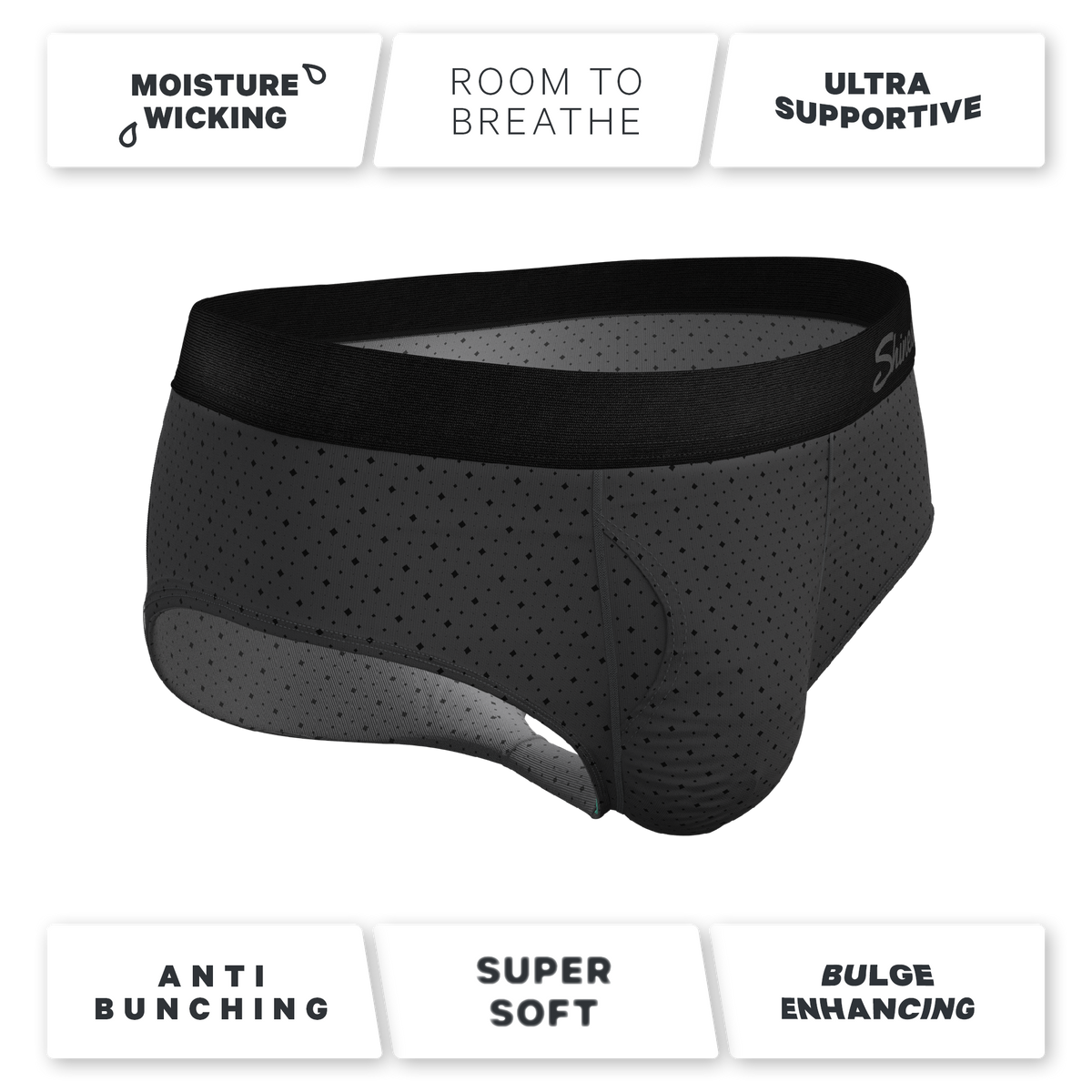 The Diamond Dog | Micro Diamonds Ball Hammock® Pouch Underwear Briefs - Shinesty