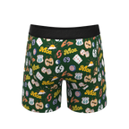The Wine Dine & 69 | Route 69 Ball Hammock® Pouch Underwear With Fly - Shinesty