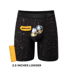 The Discotheque | Disco Ball Ball Hammock® Boxer - Long Leg - Shinesty