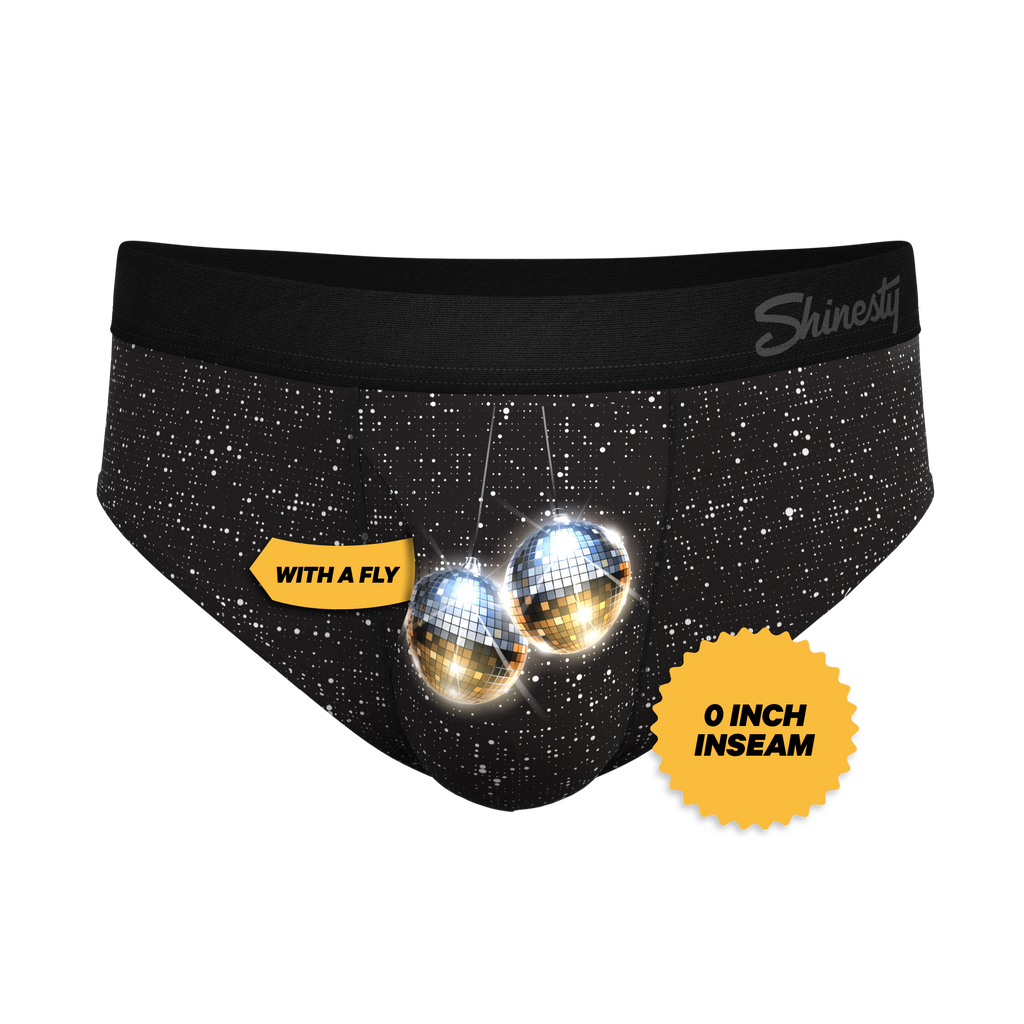 The Discotheque | Disco Ball Ball Hammock® Pouch Underwear Briefs - Shinesty