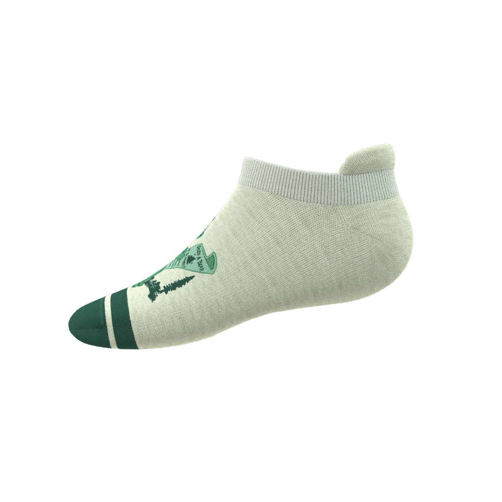 The Does A Bear | Green Toilet Bear Heel Hammock™ Ankle Socks - Shinesty