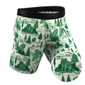 The Does A Bear | Green Toilet Bear Ball Hammock® Boxer - Long Leg - Shinesty