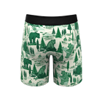 The Does A Bear | Green Toilet Bear Ball Hammock® Boxer - Long Leg - Shinesty