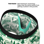 The Does A Bear | Green Toilet Bear Ball Hammock® Pouch Underwear - Shinesty