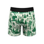 The Does A Bear | Green Toilet Bear Ball Hammock® Pouch Underwear - Shinesty