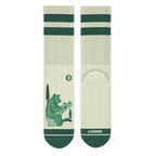 The Does A Bear | Green Toilet Bear Heel Hammock™ Crew Socks - Shinesty