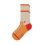 The Dog On Dog | Shinesty x Wienerschnitzel Heel Hammock™ Crew Socks - Shinesty