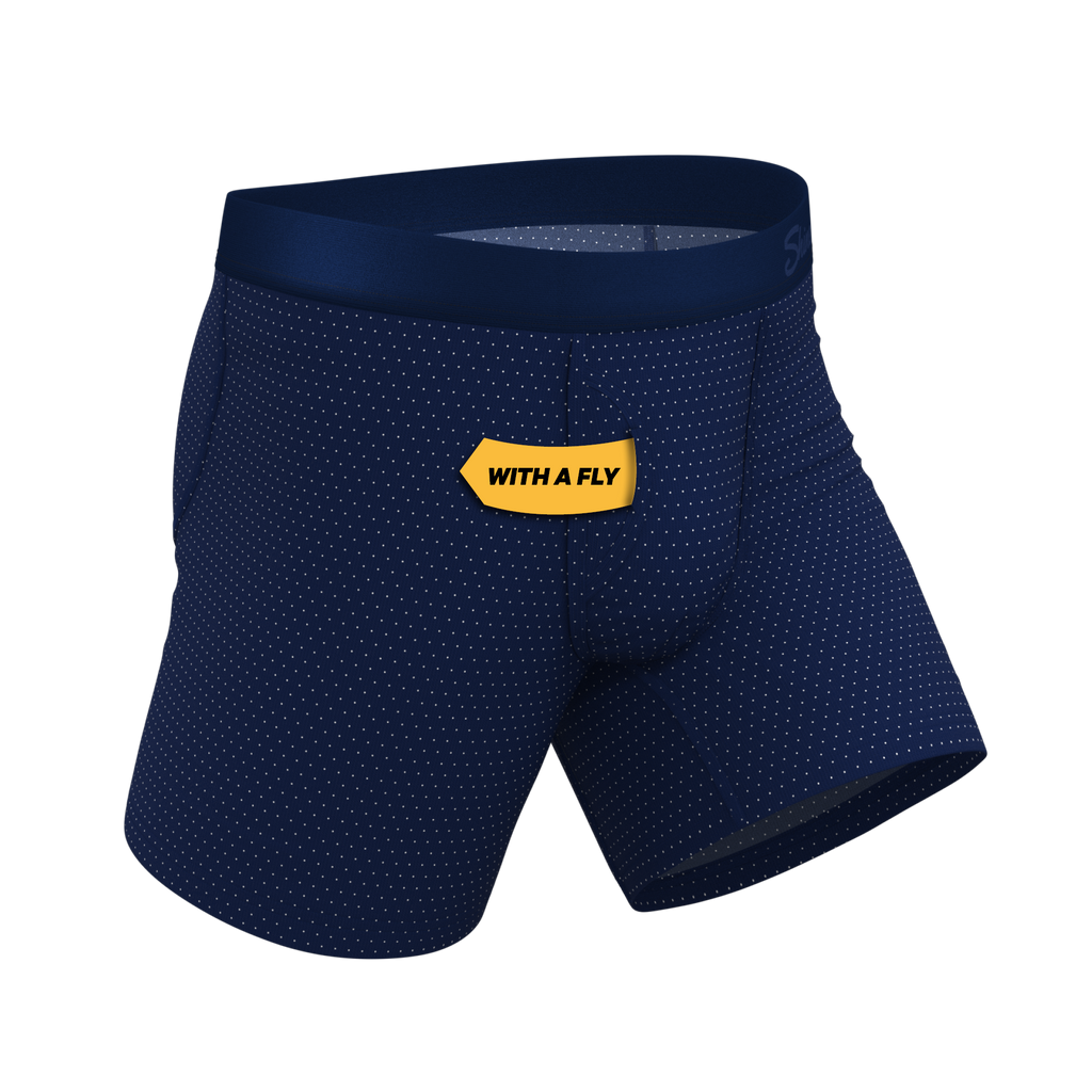 The Dot Your Thighs | Micro Dots Ball Hammock® Pouch Underwear With Fly - Shinesty