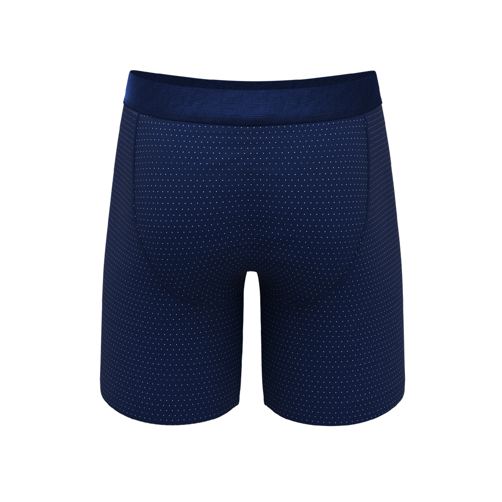 The Dot Your Thighs | Micro Dots Ball Hammock® Boxer - Long Leg - Shinesty