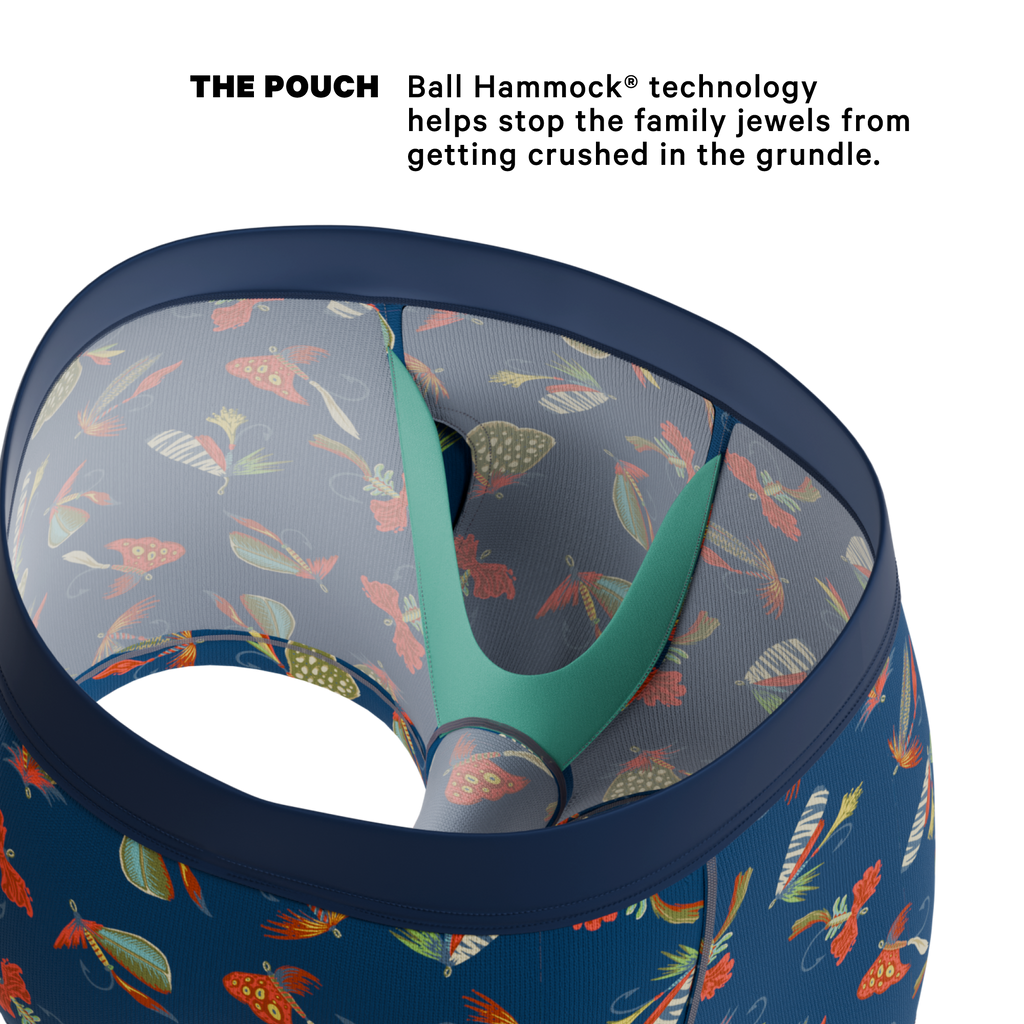 The Dry Fly | Fly Fishing Ball Hammock® Pouch Trunks Underwear - Shinesty