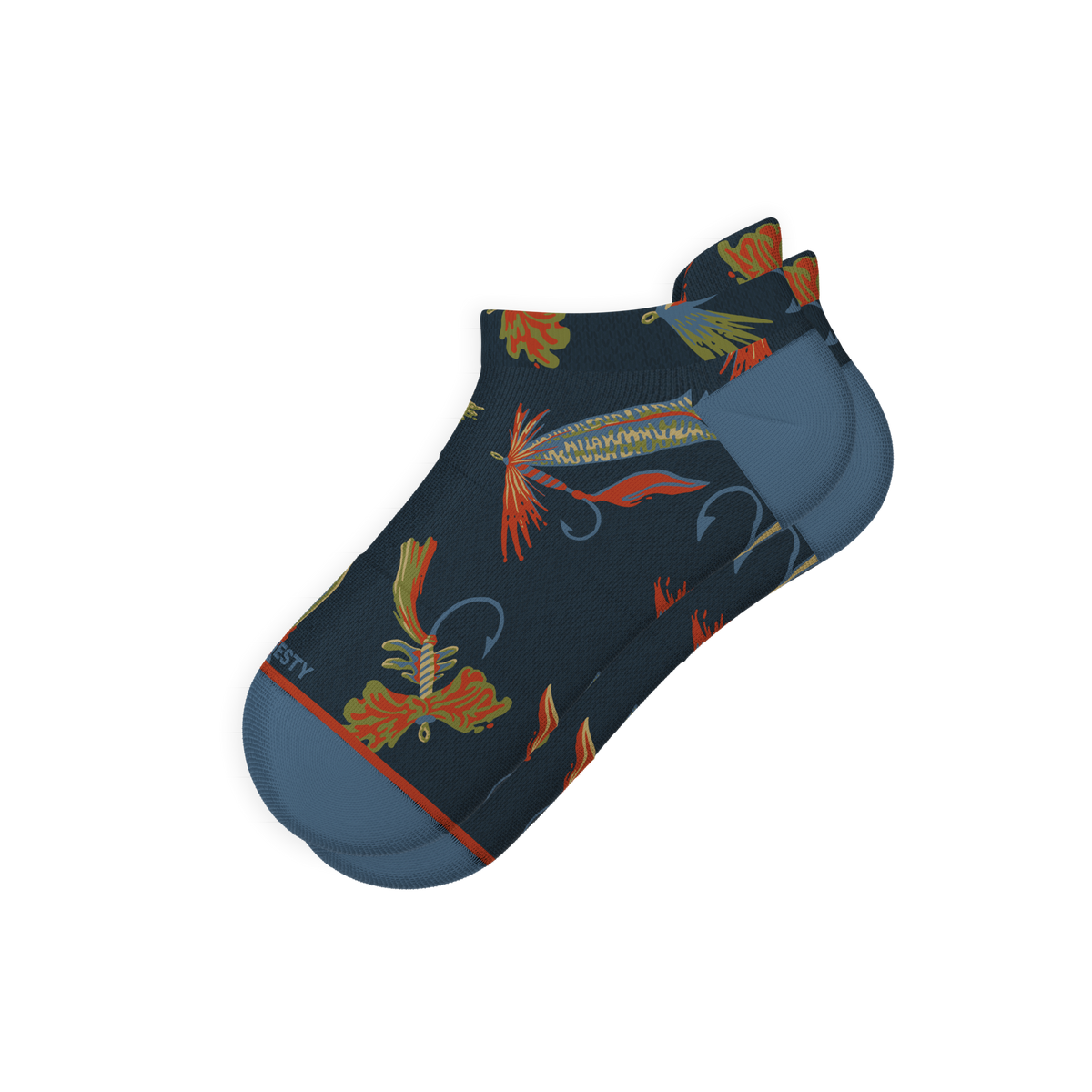 The Dry Fly | Fly Fishing Heel Hammock™ Ankle Socks - Shinesty