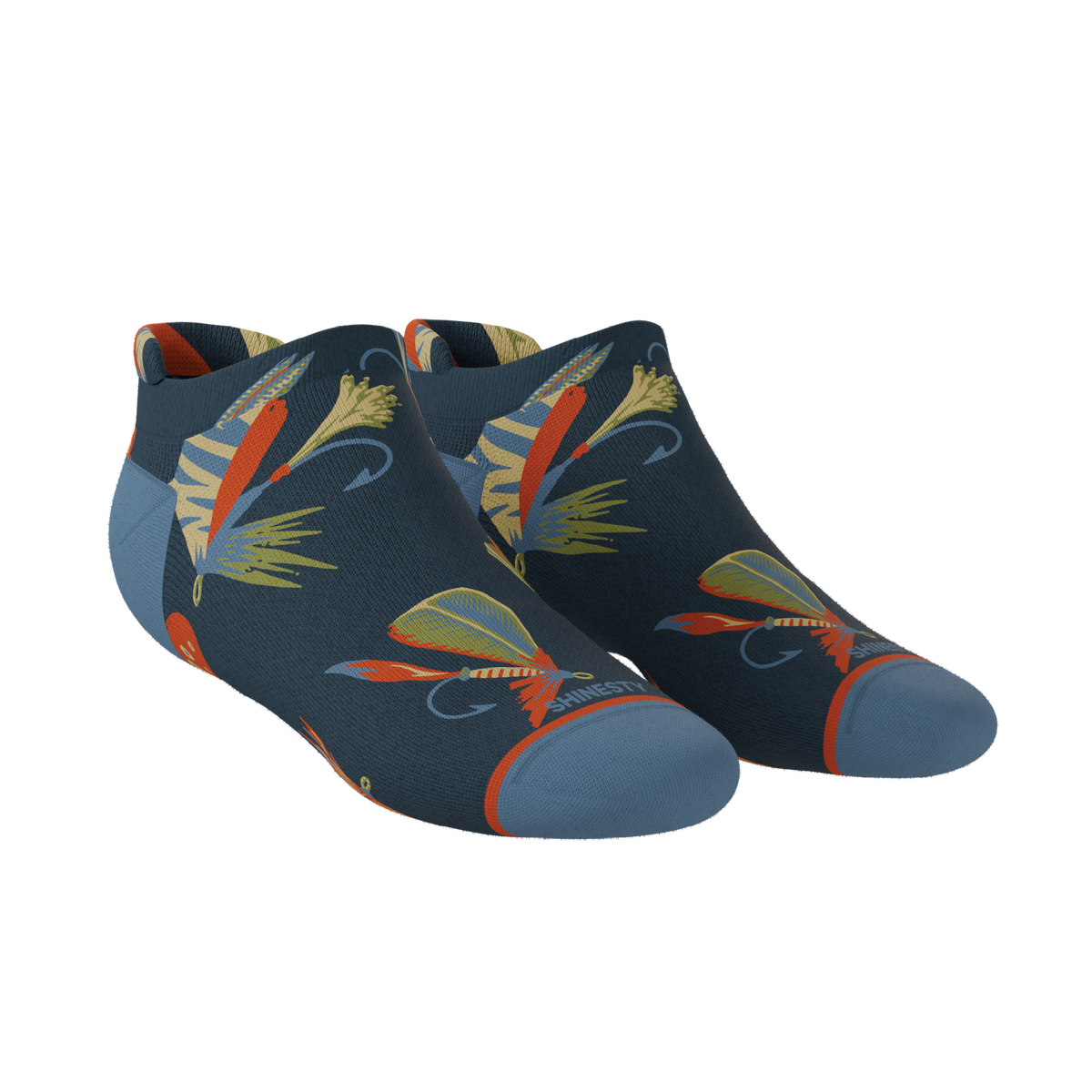 The Dry Fly | Fly Fishing Heel Hammock™ Ankle Socks - Shinesty