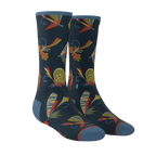 The Dry Fly | Fly Fishing Heel Hammock™ Crew Socks - Shinesty