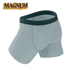 The Dry Ice | Muted Steel Blue Ball Hammock® Magnum Big Pouch Underwear - Shinesty