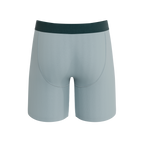 The Dry Ice | Muted Steel Blue Ball Hammock® Boxer - Long Leg - Shinesty