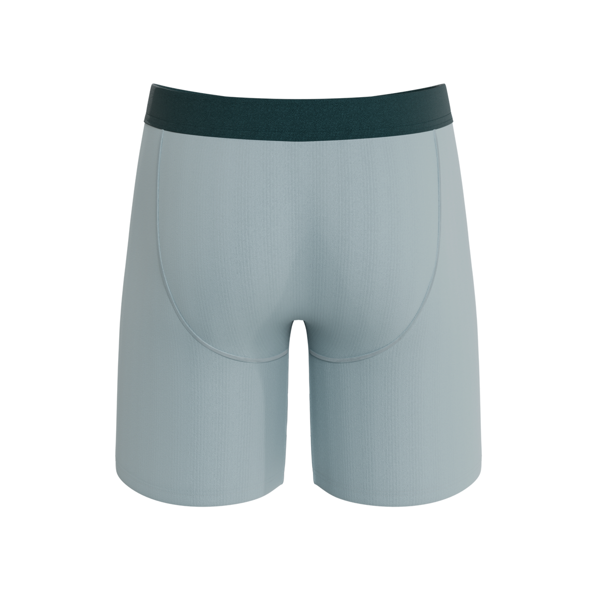 The Dry Ice | Muted Steel Blue Ball Hammock® Boxer - Long Leg - Shinesty