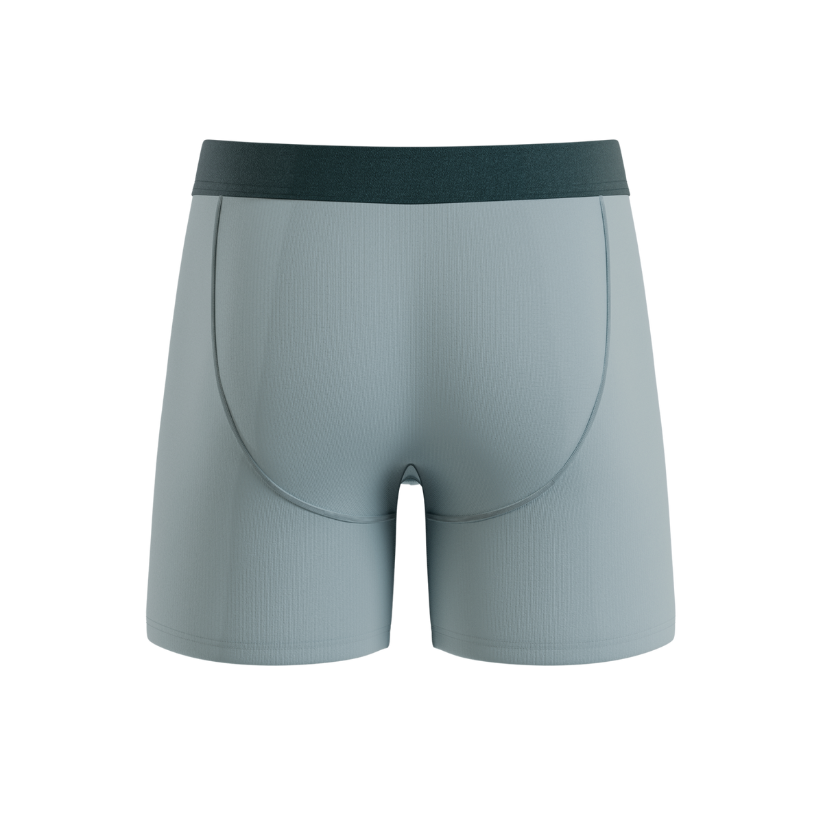 The Dry Ice | Muted Steel Blue Ball Hammock® Pouch Underwear With Fly - Shinesty