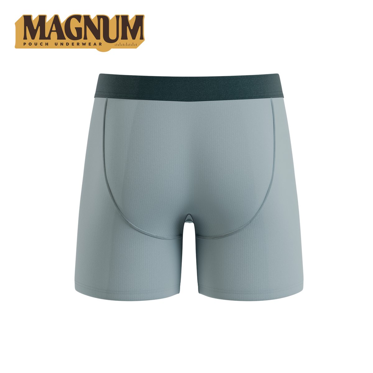 The Dry Ice | Muted Steel Blue Ball Hammock® Magnum Big Pouch Underwear - Shinesty