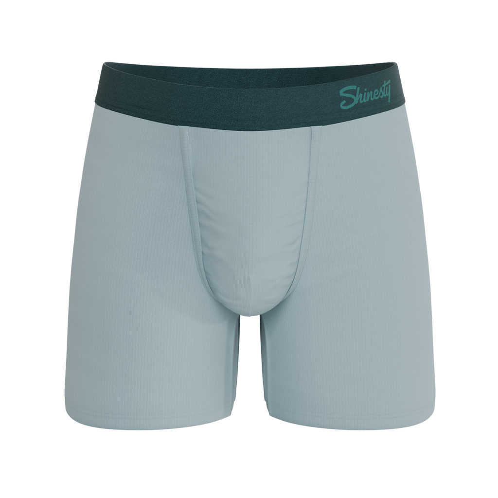 The Dry Ice | Muted Steel Blue Ball Hammock® Pouch Underwear - Shinesty