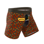 The Duck & Cover | Mallard Ball Hammock® Pouch Underwear With Fly - Shinesty