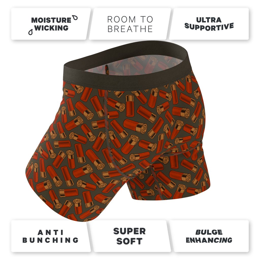 The Duck & Cover | Mallard Ball Hammock® Pouch Underwear With Fly - Shinesty