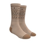 The Dude Abides | Aztec Sweater Heel Hammock™ Crew Socks - Shinesty