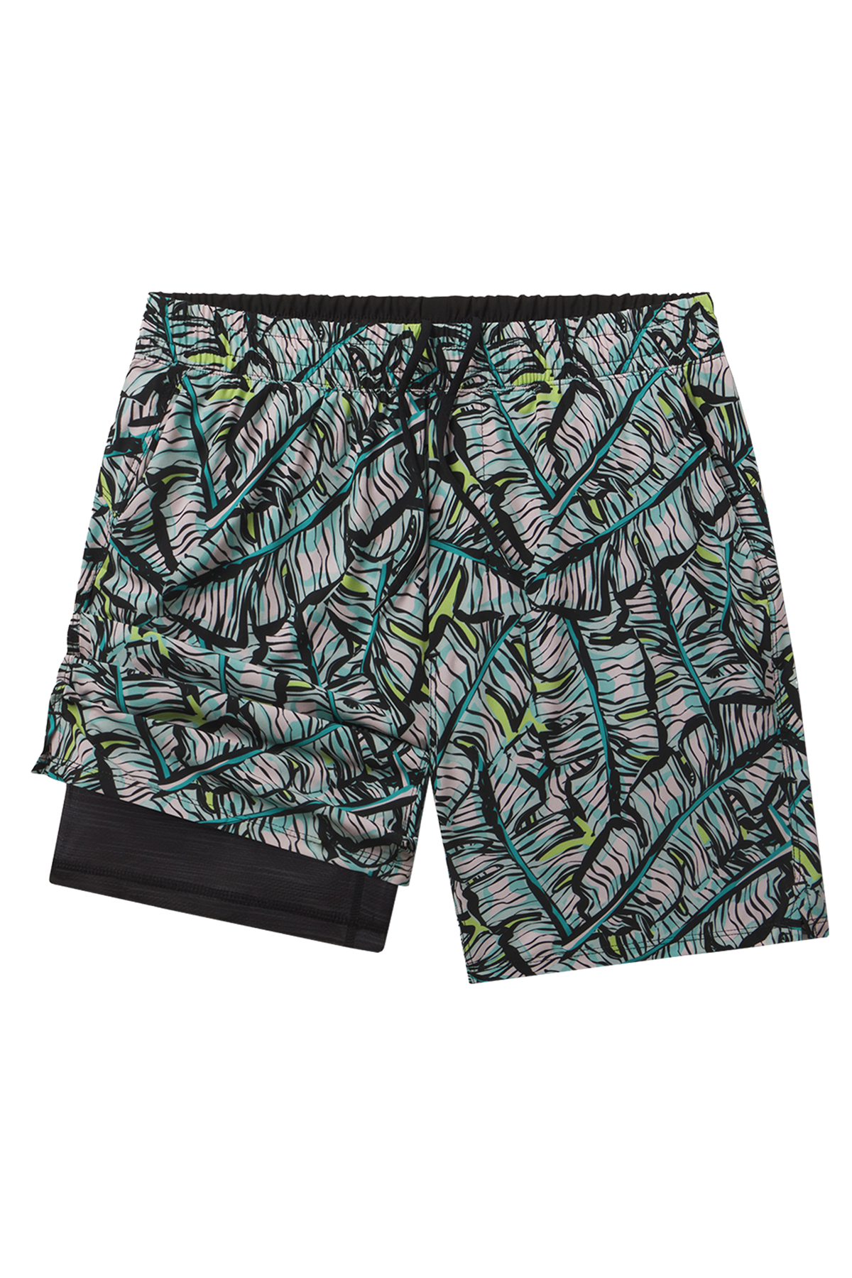 The Easy Breezy | Blue Tropical Ball Hammock® 7 Inch Athletic Shorts - Shinesty